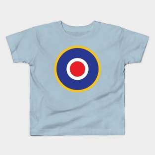 Iconic British RAF target roundel Spitfire, Hurricane, Lancaster. Kids T-Shirt